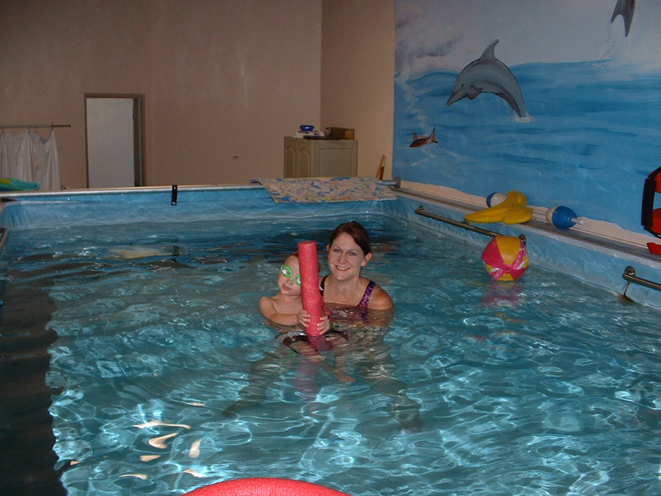 heated endless pool